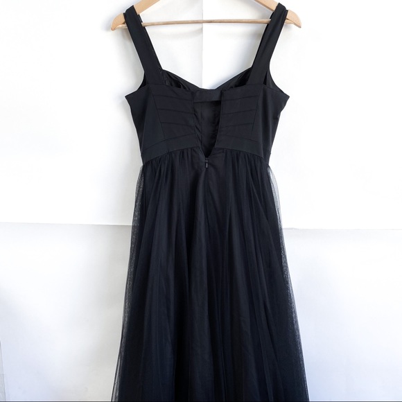 Black Tulle Prom Dress - Picture 3 of 7